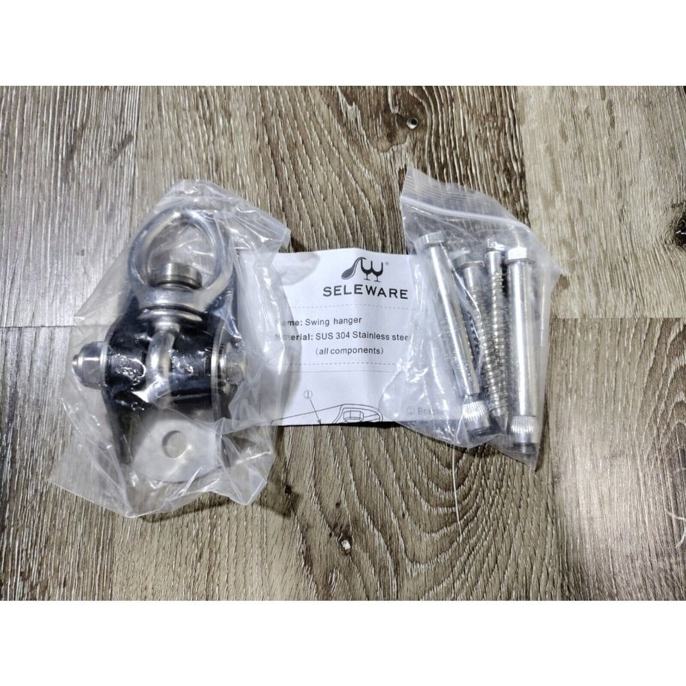 Seleware Heavy Duty Swing Hanger 1000LB Capacity 360 Rotation Stainless Steel